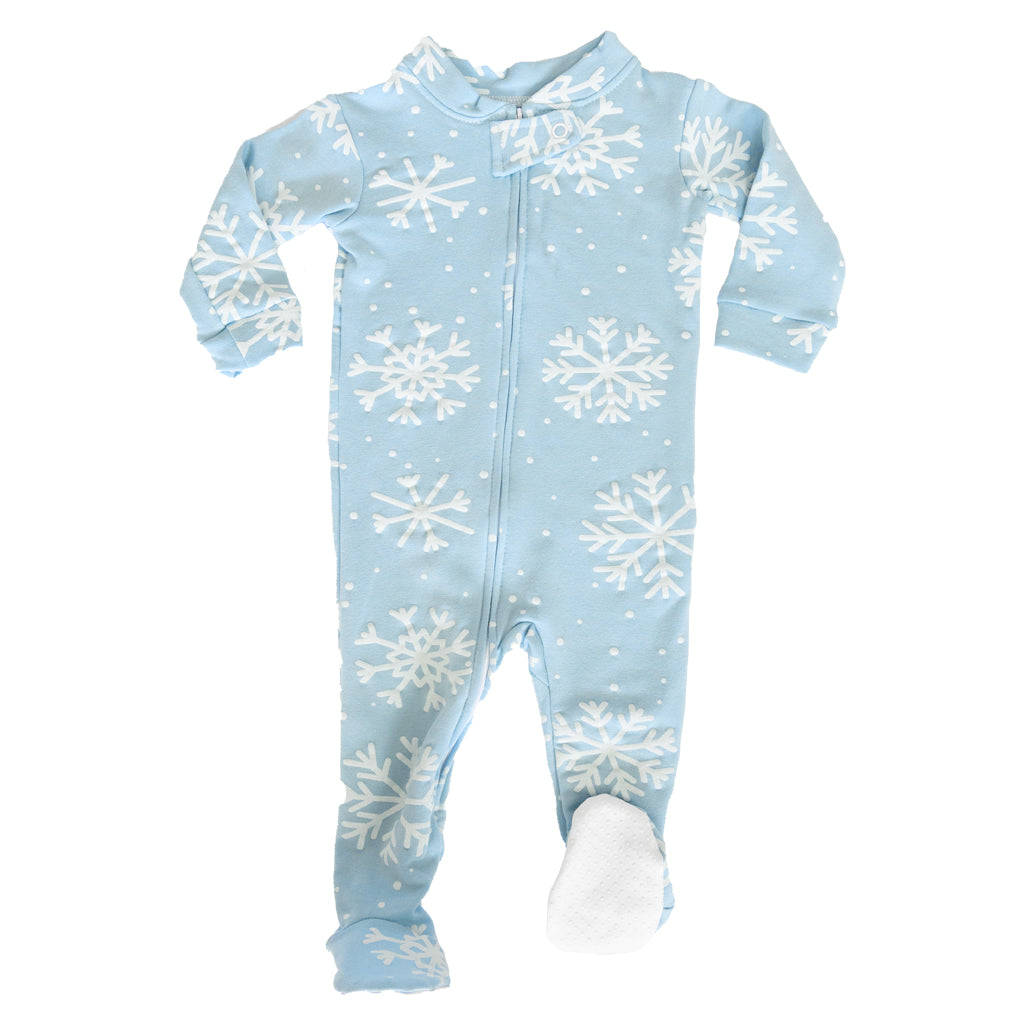 Footie One-Piece Pajamas – Snug Fit and Gripped Soles